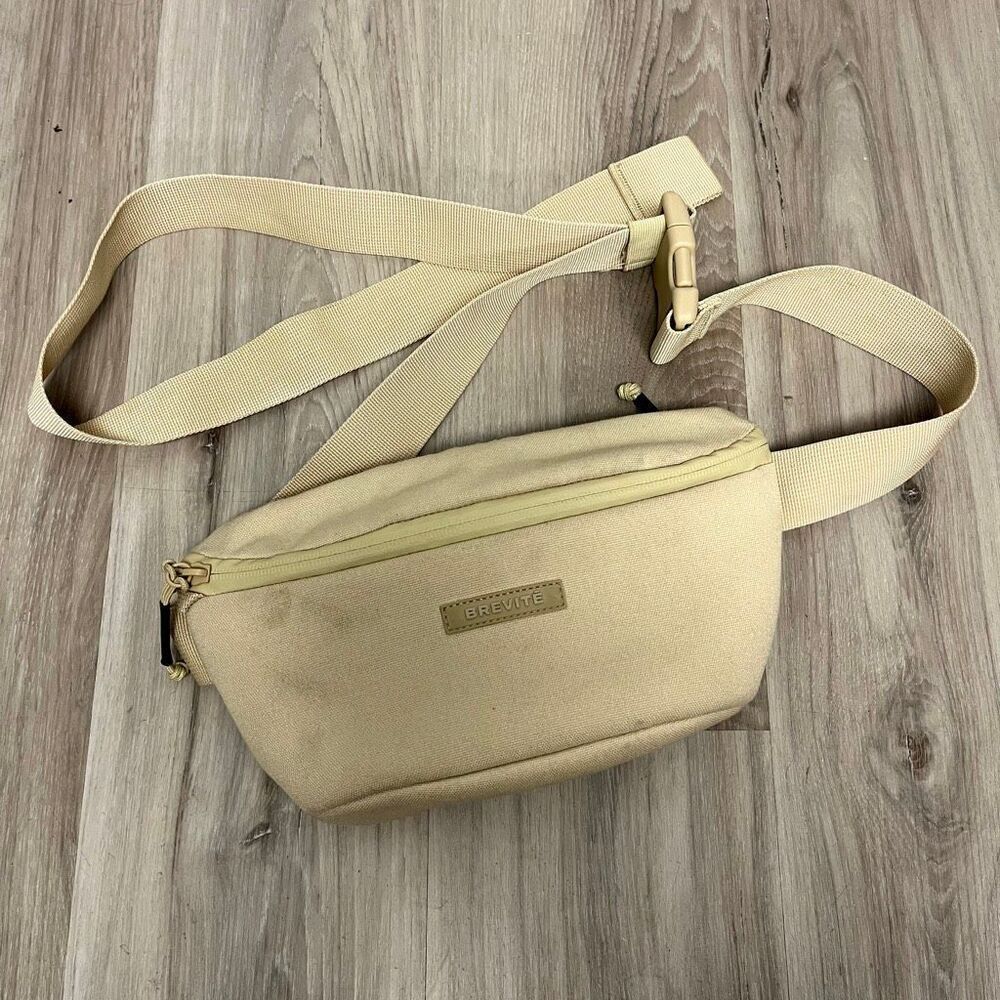 Brevite Beige Tan Everyday Fanny Pack‎ Belt Bag